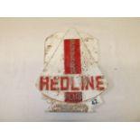 Redline super plus spirit co. cast iron sign