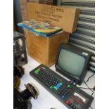 Amstrad CPC 464 Computer - Monitor and games with box