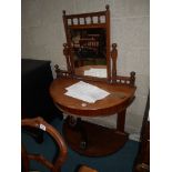 Victorian mahogany dressing table