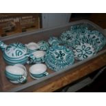 Collection of Retro Austrian Gmundner Keramik Teaware