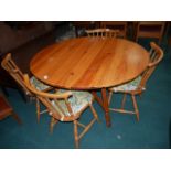 Ercol dining table and 4 chairs