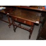 Early oak hall table