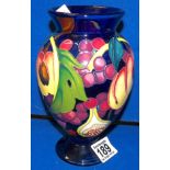 Queen's choice Moorcroft Urn 17.5cm high in excellent condition