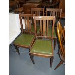 4 oak dining chairs