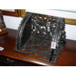 Chinese carved wall rack 45cm