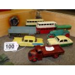 Selection of seven dinky toys