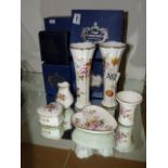 Group of boxed Royal Crown Derby posies items