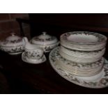 Wedgwood "Strawberry Hill" dining set