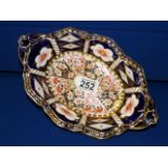 Royal Crown Derby footed oval Imari dish