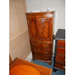 Repro mahogany drinks cabinet