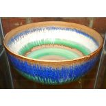 Shelley Blue and Green Dripware bowl