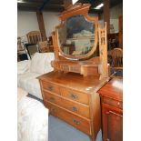 Mahogany Victorian dressing table