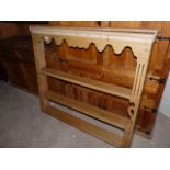 Pine plate rack