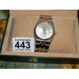 Rolex Oyster date just quartz watch serial no. 170713