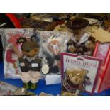 Assorted teddy bears and wombles