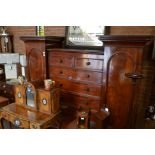 Victorian Mahogany triple wardrobe