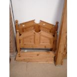 Antique pine single bed