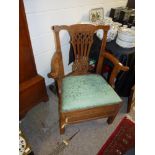 Geo. yew gents arm chair