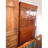 Yew Wood display cabinet