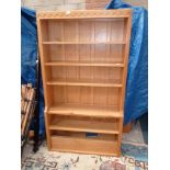 OAKLEAFMAN Yorkshire oak bookshelves 91cm x 165cm