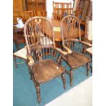 2 x Repro Windsor chairs