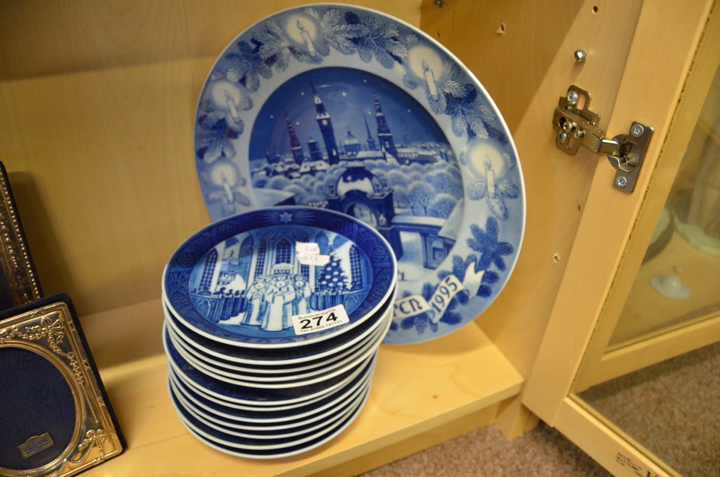 Collection of Royal Copenhagen plates