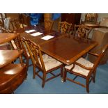Repro Dining suite and 8 chairs 2.5mx1.1m
