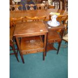 2 x Antique Mahogany washstands