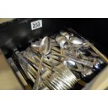 Box of Oneida 'Community Chest' Plated Cutlery