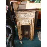 2 x single cast iron fireplaces