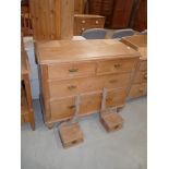 Antique pine chest / dressing table