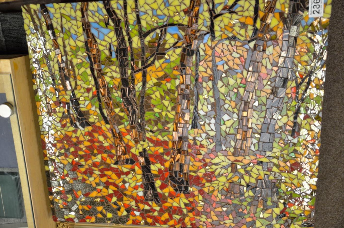 Autumn Tapestry Tiffany Glass 2015 by Jennifer Blenkinsopp