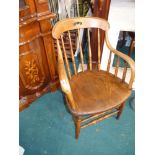 Antique Oak office chair