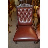 Victorian Mahogany ladies chair