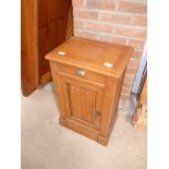 Oak bedside cabinet