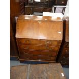 Repro Mahogany bureau