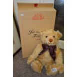 Boxed Steiff blond 43 teddy bear