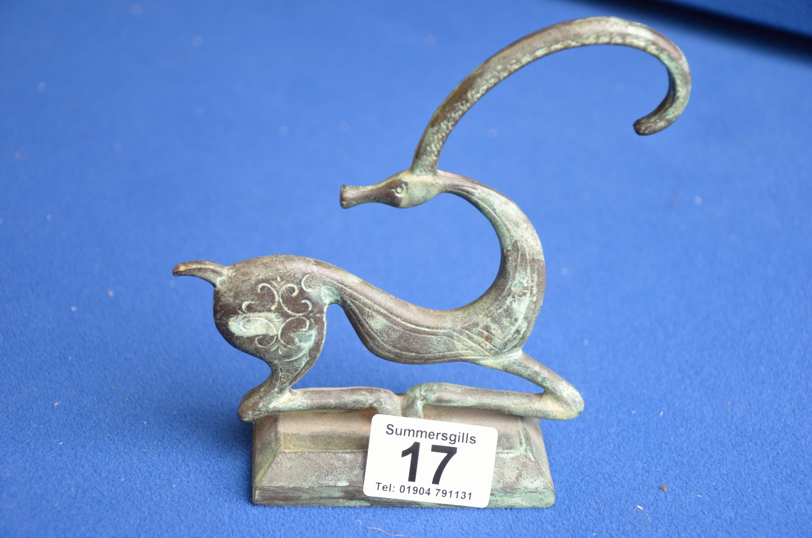 Early Egyptian bronze figure