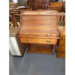 Small roll top desk