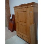 Antique pine wardrobe