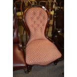 Victorian Mahogany ladies chair