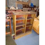 Mahogany bookshelves