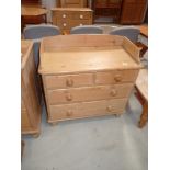 Antique pine chest / dressing table