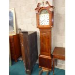 8 day long case clock P Gill & Son Aberdeen