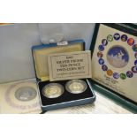 County Cricket 1873 - 1973 First day cover and Silver proof ten pence coin set