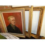 2 gilt frames and oil painting by Mavis Johns ( Won gold and silver medals at the Paris Salaon)