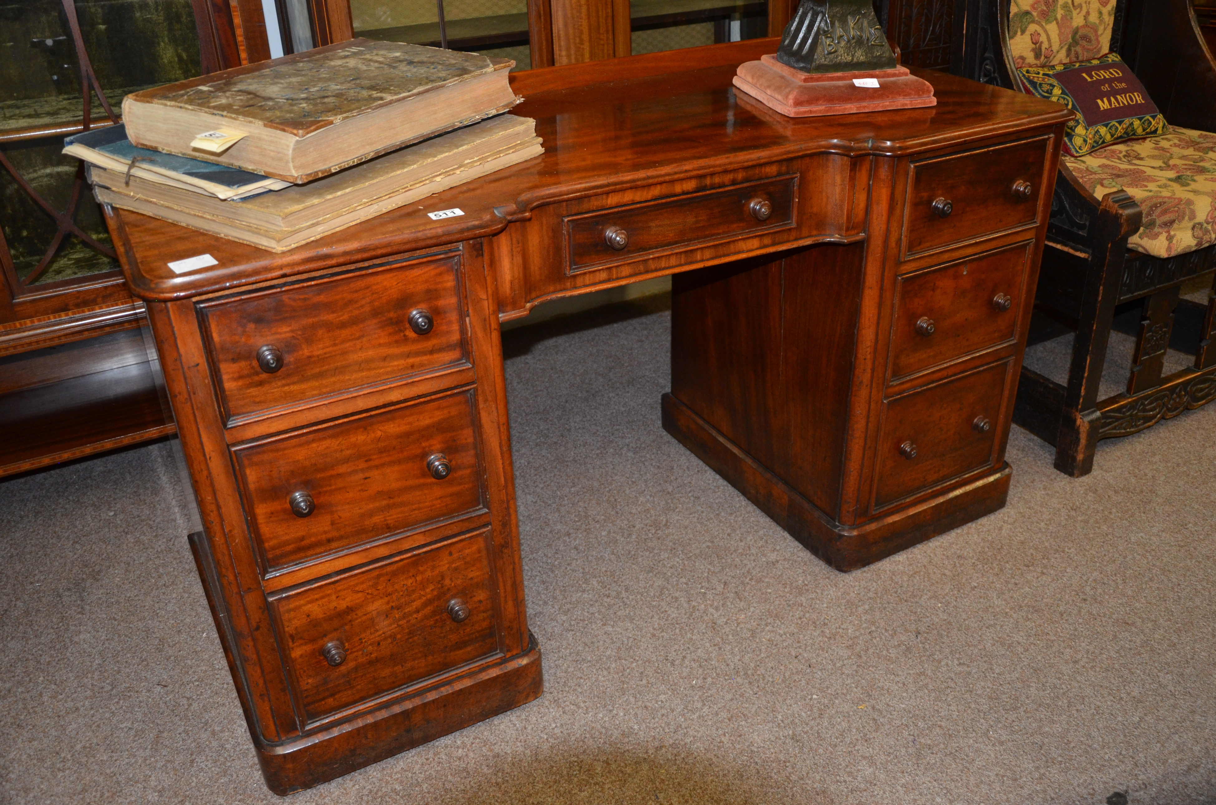 Antique mahogany desk