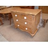 Antique 3ht pine chest