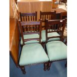 4 x Antique dining chairs