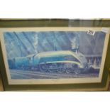 Limited edition 'Wild Swan' Railway print by J E Wigston